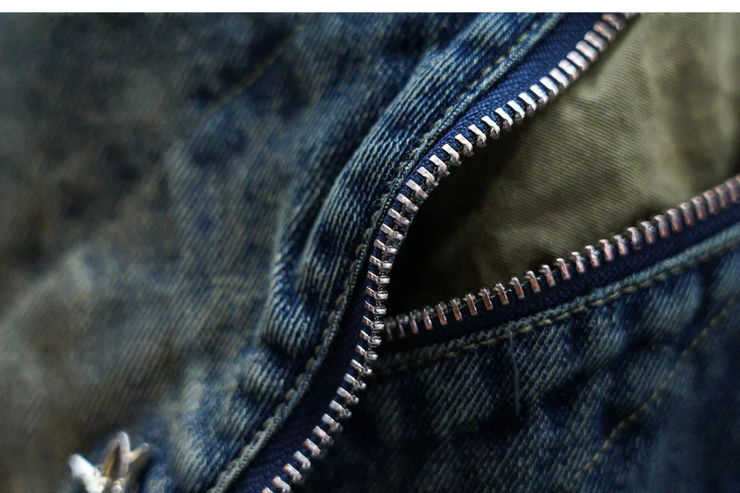 Laurent™ | Baggy Denim Pants with Belt