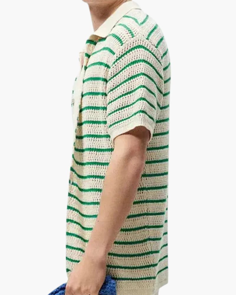 Marbella | Button-Up Fabric Shirt