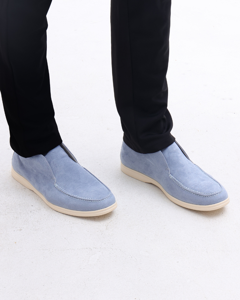 Seville | Elegant Suede Ankle Loafers