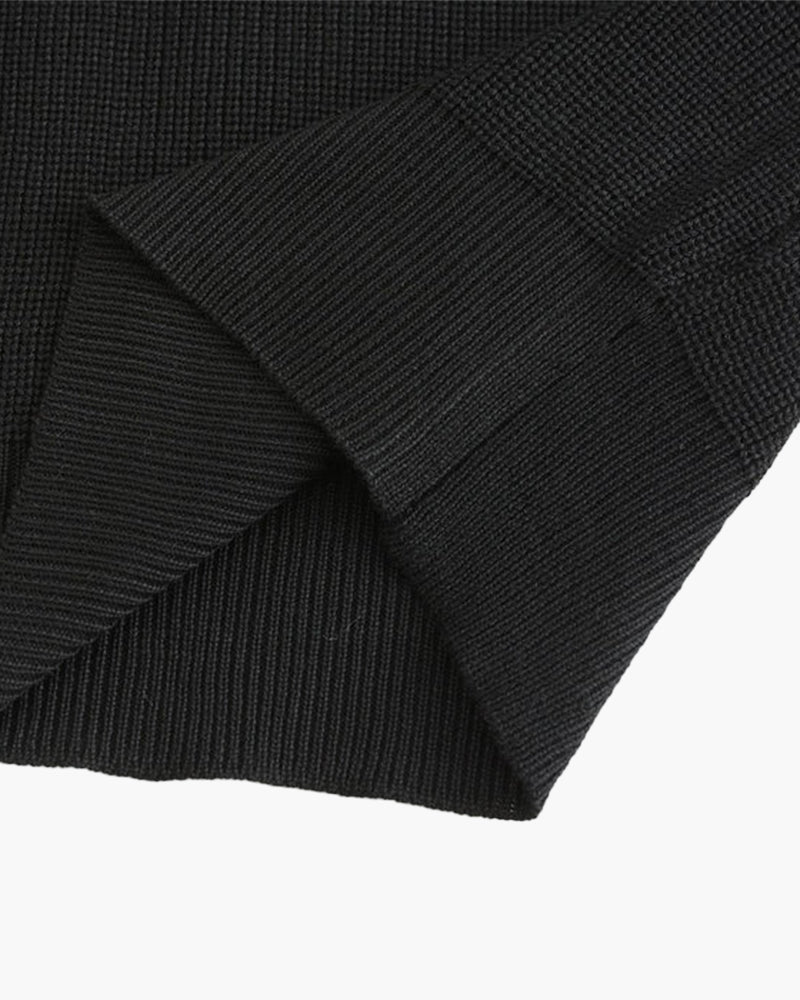 Milan | Knitted Zip Polo Sweater