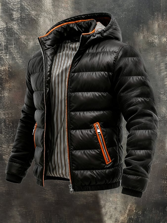 DAMIAN - HOODED JACKET WITH PADDING
