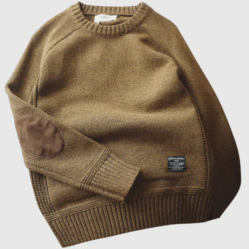 Brannor™ | Knitted Jumper with Elbow Patches