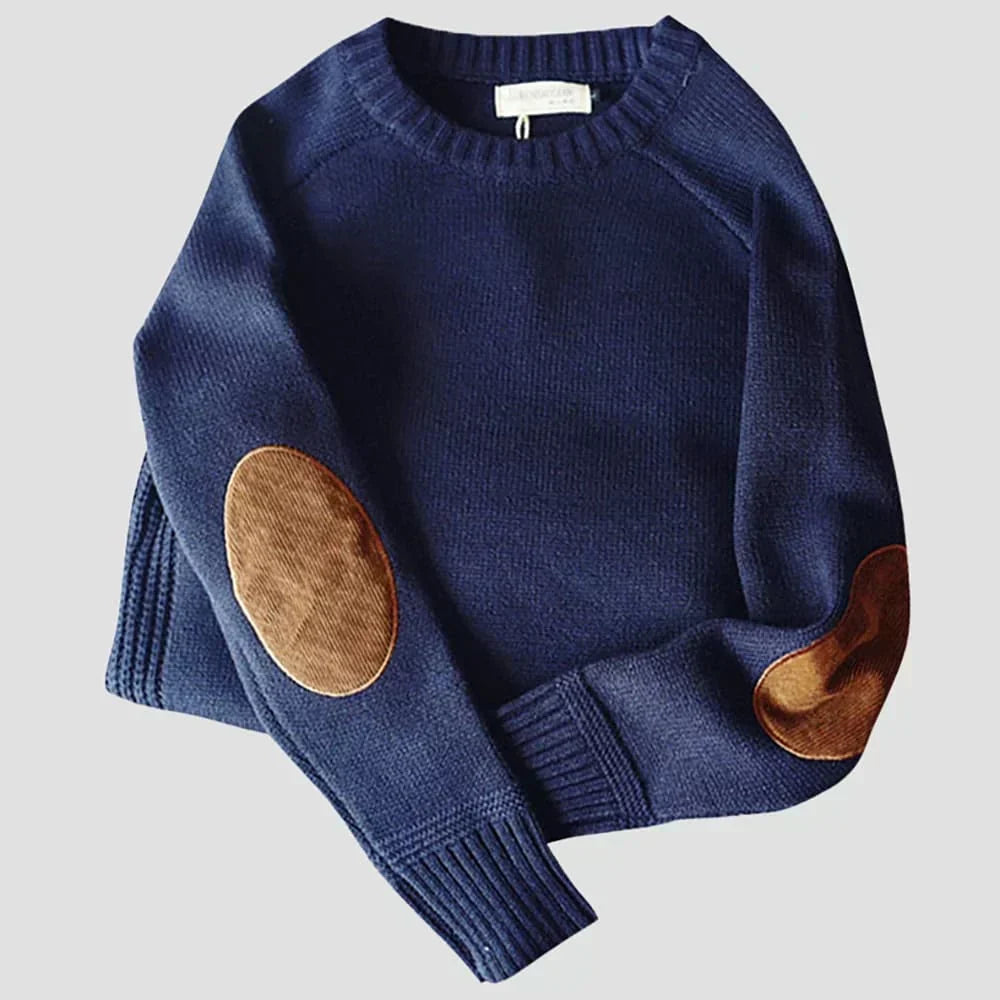 Brannor™ | Knitted Jumper with Elbow Patches