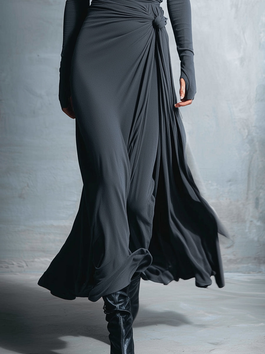 Zofia - Maxi dress with a side knot