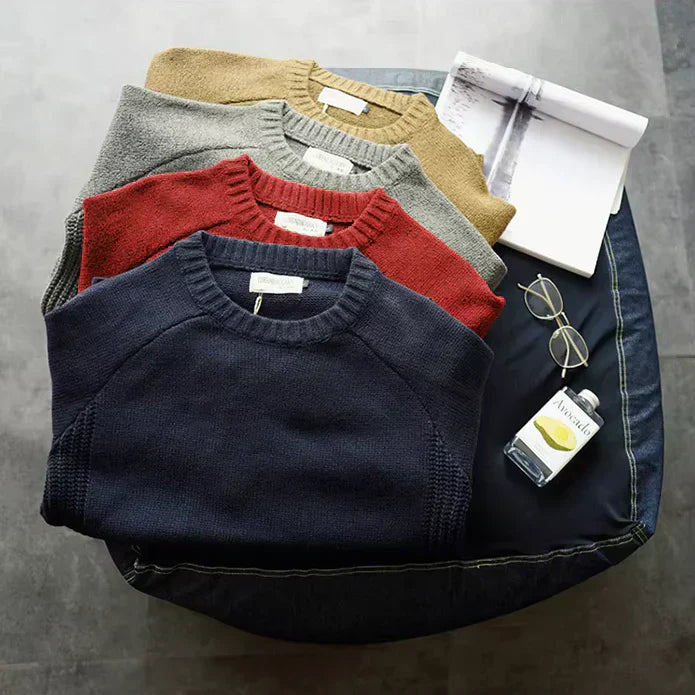 Brannor™ | Knitted Jumper with Elbow Patches