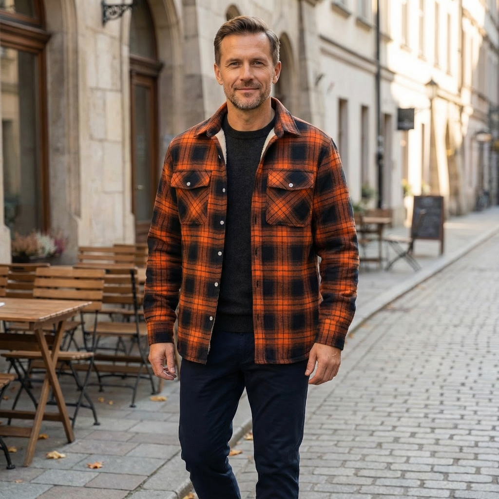 Lucas | Jacket with Checked Lining