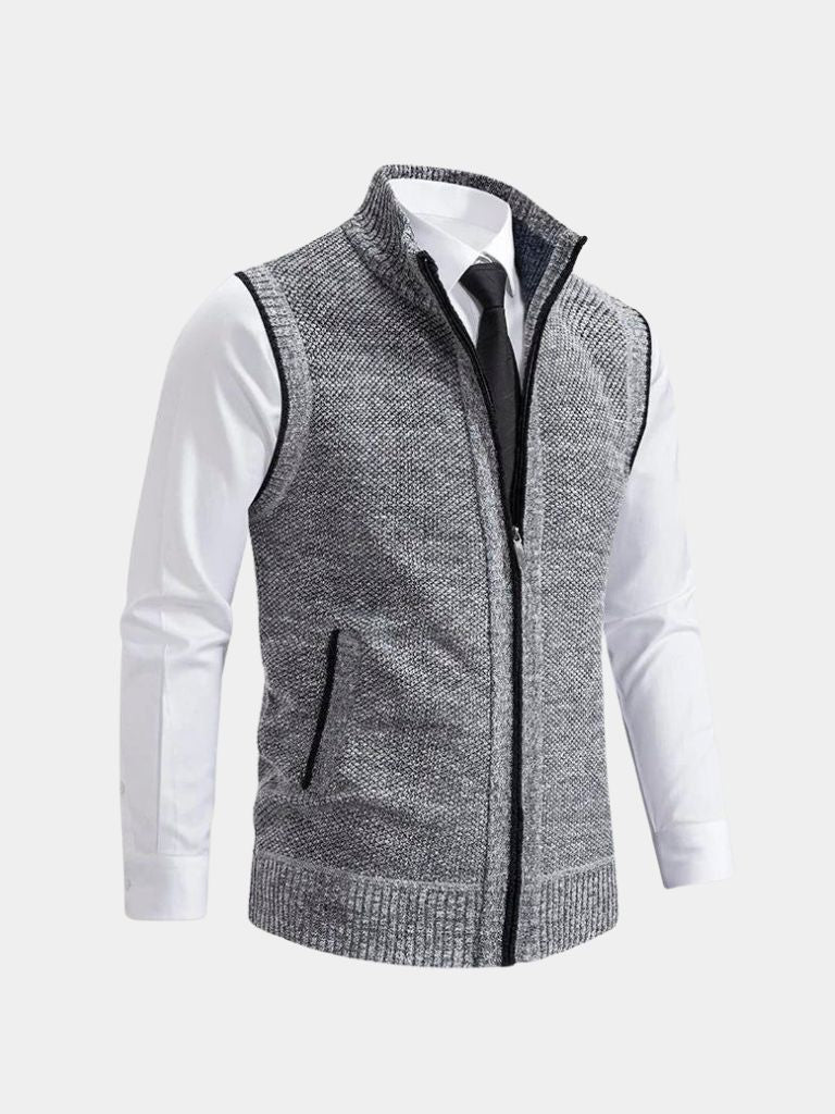 Devin | Elegant Waistcoat with Full Zip