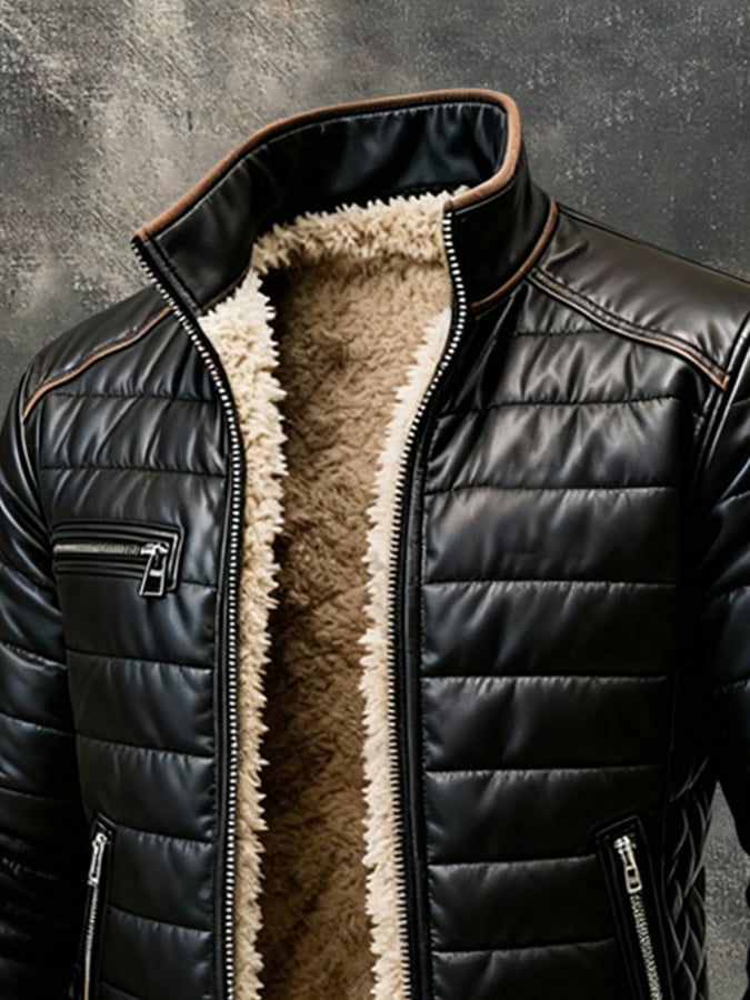 BRUNON - Luxurious Insulated Jacket with Plush Lining