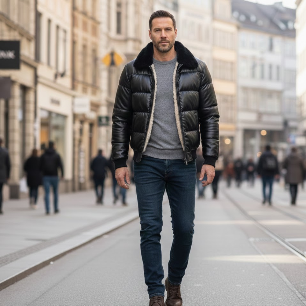 Liam Men’s Fleece-Lined Jacket