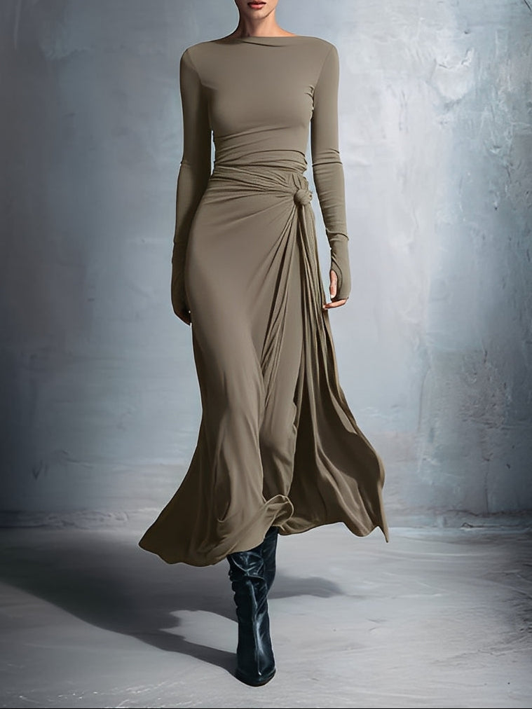 Zofia - Maxi dress with a side knot